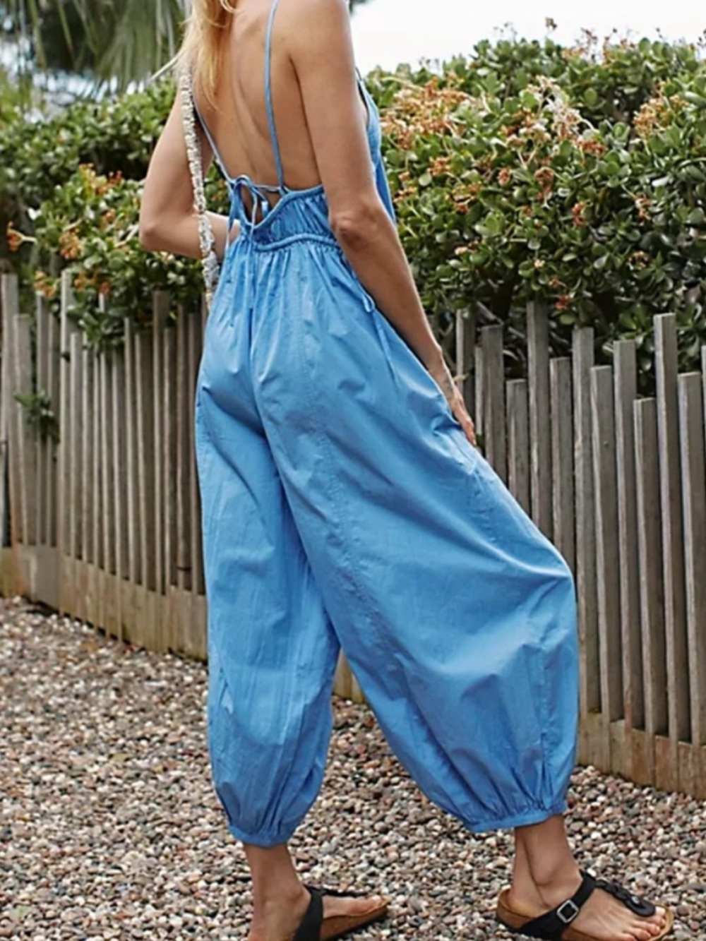 Free people Saturday City Low-Back Jumpsuit - Picture 2 of 5